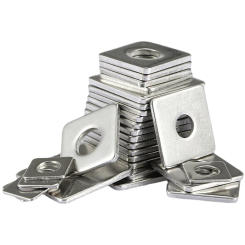 Stainless Steel Flat Pad Spacer Gasket Square Flat Washers M3-M16 Screw Fasteners Mechanical Industrial Hardware Accessories