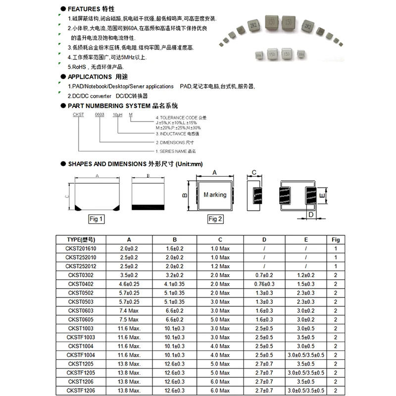 Description Picture 2 of item10pcs SMD Molding Power Inductors 1040 1265 0420 0520 0530 0630 0650 1UH 6.8UH 10UH 15UH 22UH 33UH 100uH 150uH 220uH Inductor
