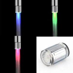 7 Colors LED Water Faucet Lights Colorful Changing Glow Shower Head Kitchen Tap Aerators for Kitchen Bathroom Products