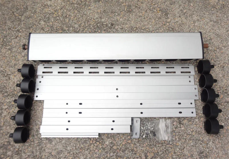 Description Picture 2 of itemmisol Solar Collector of Solar Hot Water Heater, 10 Evacuated Tubes, Heat Pipe Vacuum Tubes, new