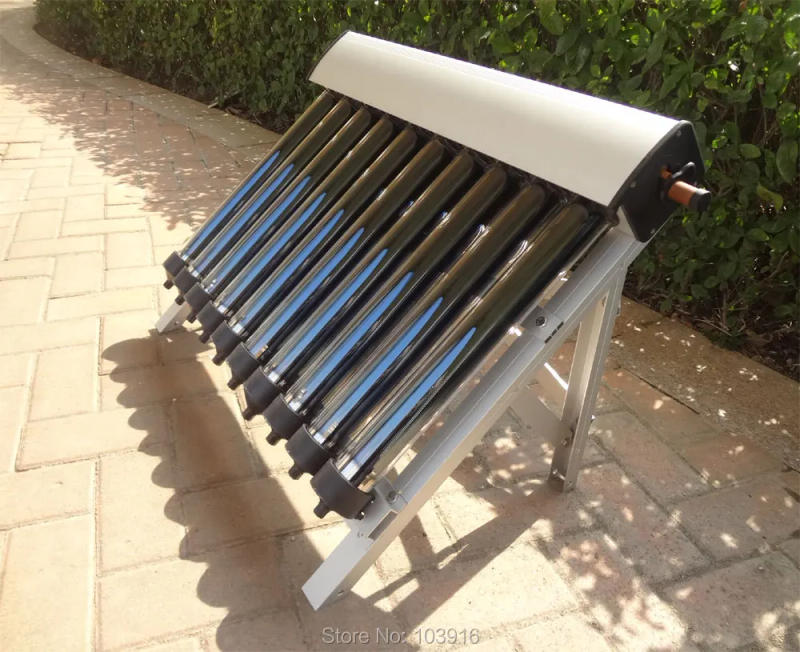 Description Picture 4 of itemmisol Solar Collector of Solar Hot Water Heater, 10 Evacuated Tubes, Heat Pipe Vacuum Tubes, new