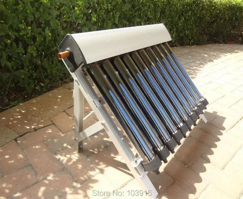 Description Picture 5 of itemmisol Solar Collector of Solar Hot Water Heater, 10 Evacuated Tubes, Heat Pipe Vacuum Tubes, new