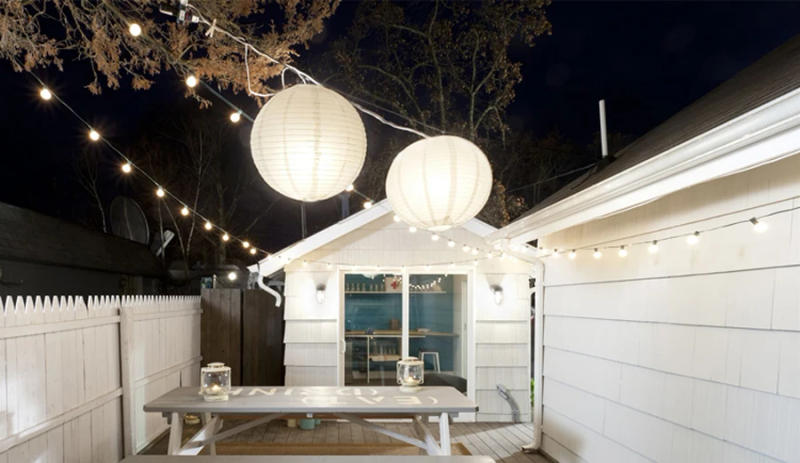 Description Picture 6 of item10pcs/Lot (6, 8, 10, 12, 14, 16inch) Warm White LED Lantern Lights Chinese Paper Ball Lampions For Wedding Party Decoration