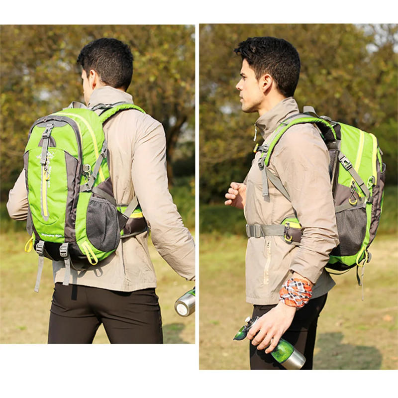 Description Picture 6 of itemWomen Men Tactical Backpack 40L Waterproof Hiking Bag Cycling Climbing Rucksack Laptop Backpack Travel Bag Outdoor Sports Bag