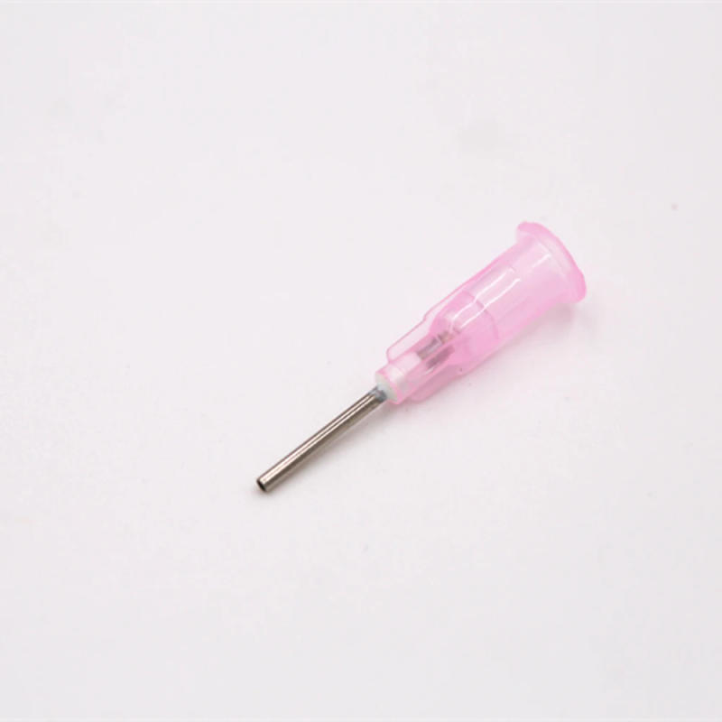 Description Picture 3 of item100pcs 18G Precision passivated S.S. Dispense Tip with PP Safetylok hub, 0.5" Tubing Length glue dispenser needles DropShipping