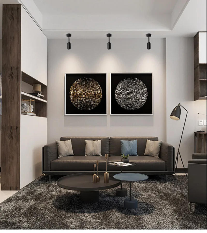 Description Picture 6 of itemAdjustable Zoom LED Surface Mounted Spotlight 3w5w7w10w Track Light Black White AC110V 220V прожектор