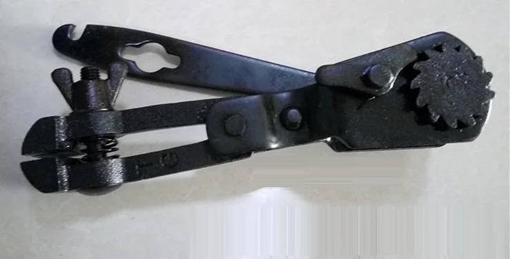 Description Picture 3 of item10" with 1.5M steel wire rope, Greenhouse tensioner Tiger head tensioner clamp for wire, steel strand wire grip iron cable clamp