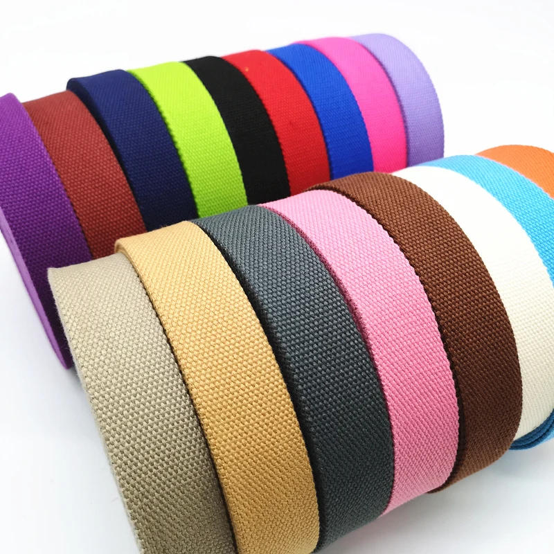 Description Picture 2 of item2 yards 32mm Canvas Ribbon Belt Bag Thickening(2mm) Cotton Webbing Nylon  Knapsack Strapping Sewing   Accessories