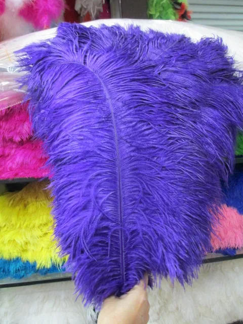 Description Picture 2 of itemWholesale High Quality 20pcs Natural Ostrich Feather 16-18inch/40-45cm Diy Stage Performance Wedding Party Decorative