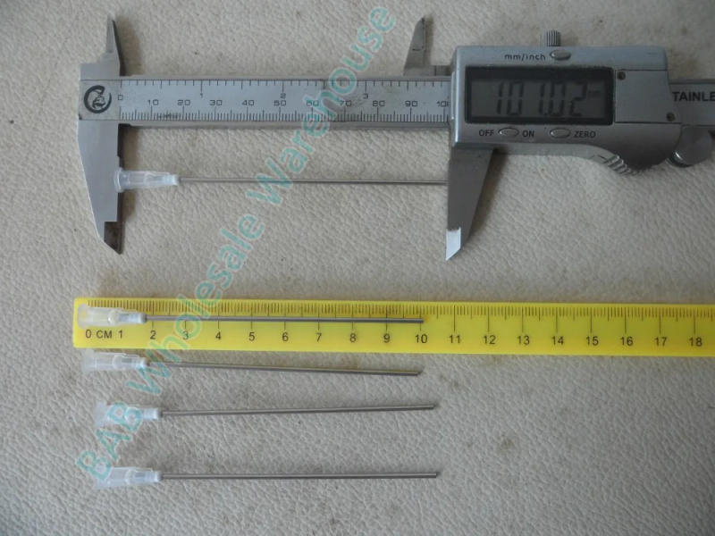 Description Picture 2 of item50pcs/lot 10cm long blunt syringe needle 16g ink cartridge refilling CISS DIY Parts Syringe tip/Liquid Dispenser Adhesive Glue