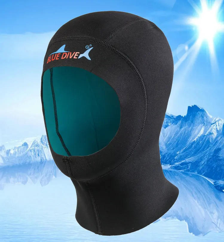 Description Picture 3 of itemUltrathin 1mm Neoprene Scuba Dive Cap Hood Equipment Snorkeling Hat Underwater Keeping Winter Swim Warm Wetsuit Protect Hair