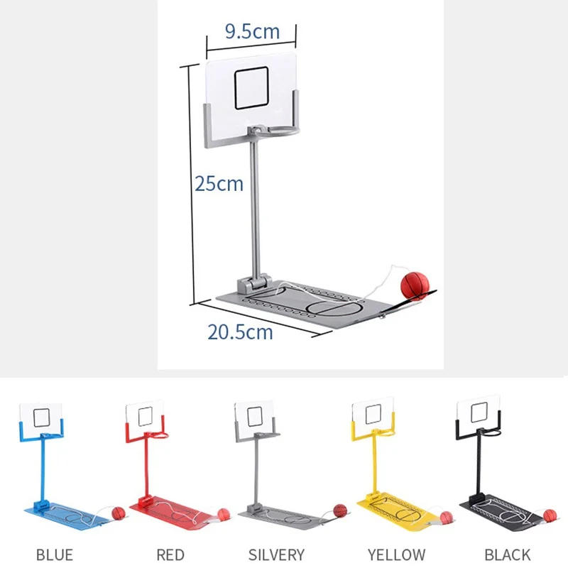 Description Picture 3 of itemStress Relief Toy Foldable Mini Basketball Game Office Desktop Table Basketball Birthday Gift for NBA CBA Lovers Training Toys