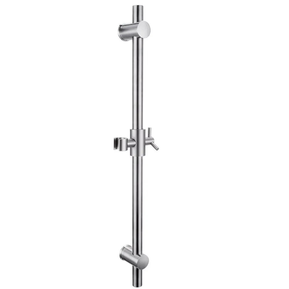 Description Picture 2 of itemAll Stainless Steel Slide Bars with  Handheld Shower Bracket Height and Angle Adjustable, Brushed Steel