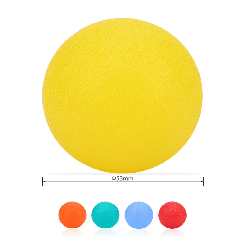 Description Picture 4 of itemFitness Hand Therapy Ball Silicone Hand Exercises Decompression Ball Finger Flexibility Sport Massage Strength Healing Grip Ball