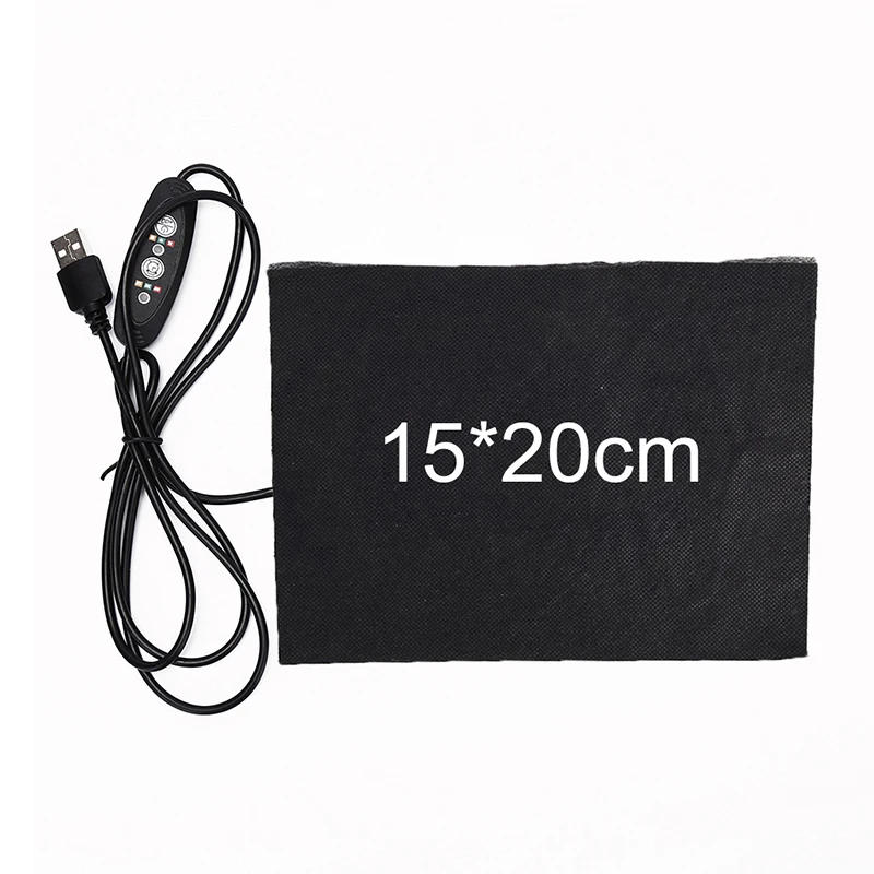 Description Picture 5 of itemCarbon Fiber Heating Pad Hand Warmer USB Heating Film Electric Winter Infrared Fever Heat Mat