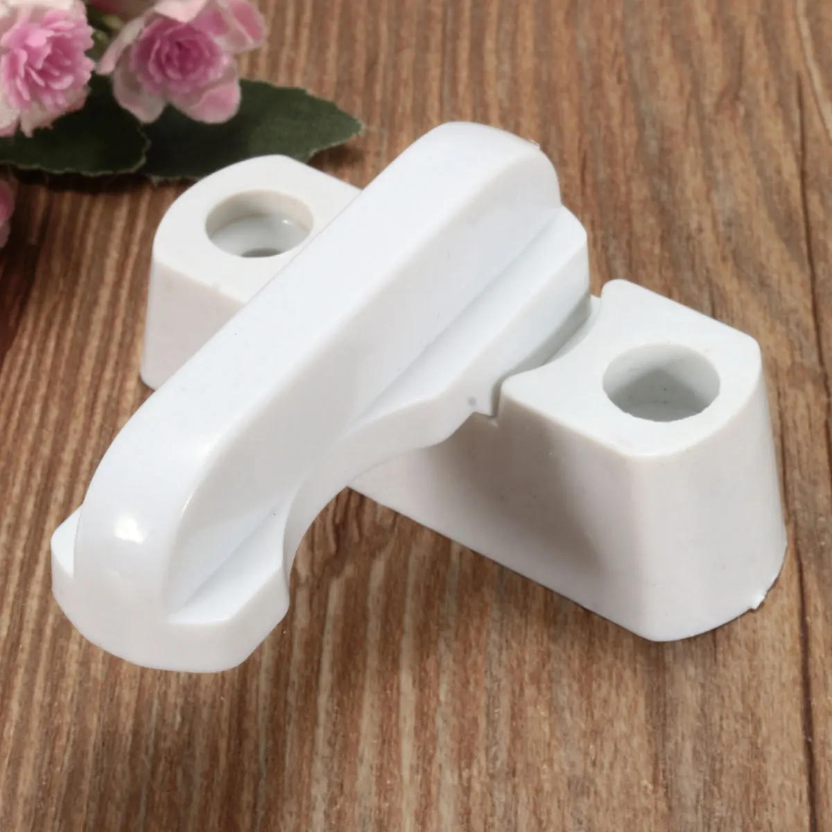 Description Picture 4 of itemXNEMON 2 PCS Plastic UPVC Child Safe Security Window Door Sash Lock Safety Lever Handle Sweep Latch