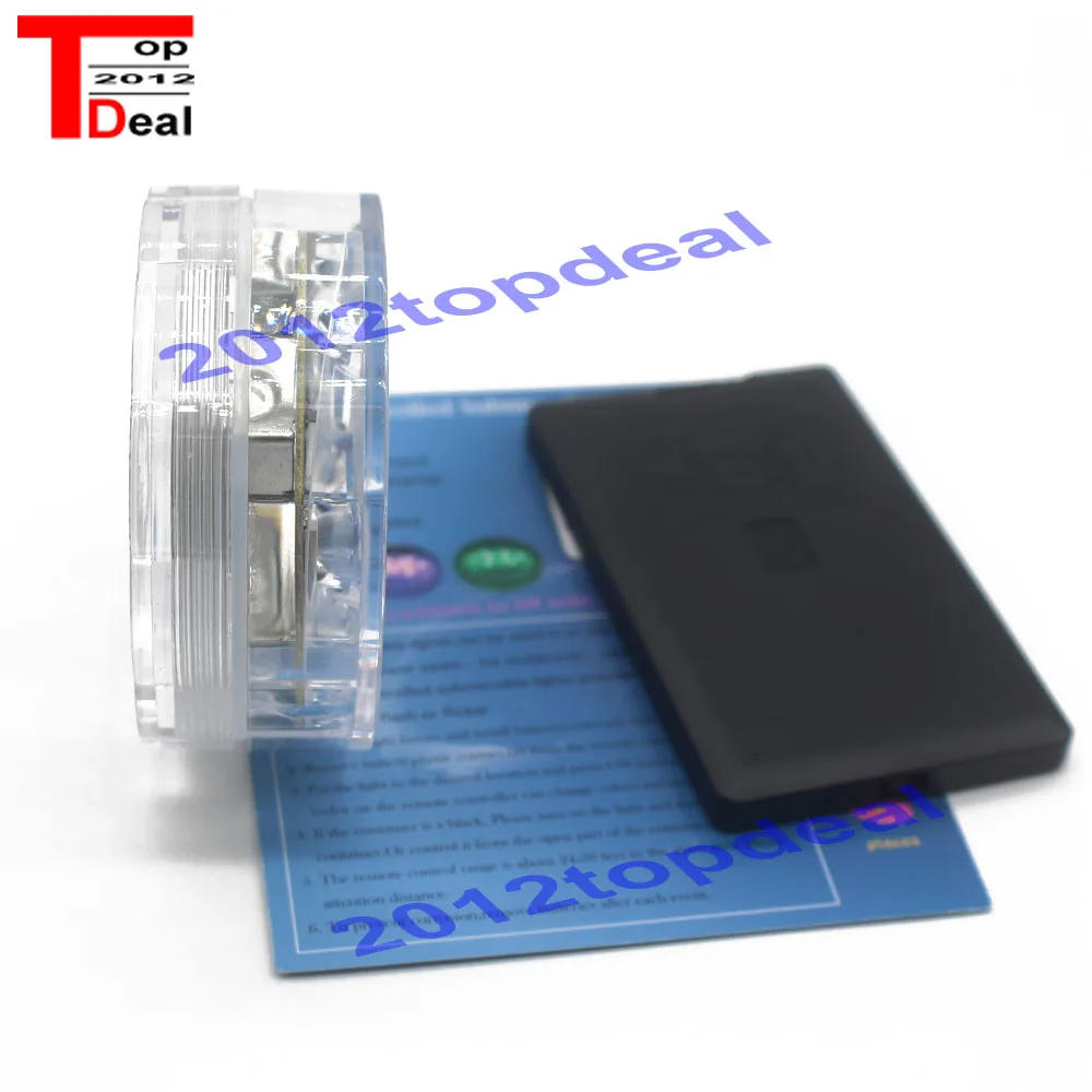 Description Picture 3 of itemRGB Submersible LED Underwater Light 10leds Battery Operated IP67 Waterproof Lamp Swimming Pool Light For Wedding Celebration