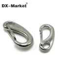 100mm 2pcs , sus304 chain hook , stainless steel 100mm spring snap hook , stainless steel rigging snap shackle