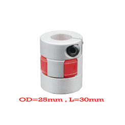 Hot sale 1pc XB Coupler Aluminium Plum Flexible Shaft Coupling D25L30 Motor Connector Flexible Coupler