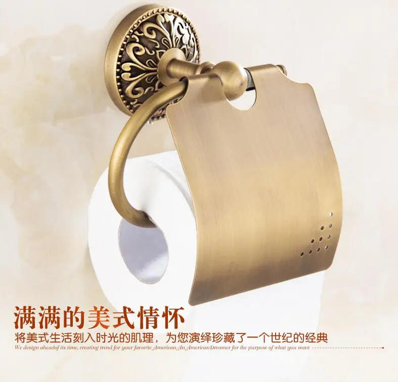 Description Picture 4 of itemfashion wall mount gold and lacquered white  Bathroom Accessories hotel towel rack towel shelves,towel ring and paper holder