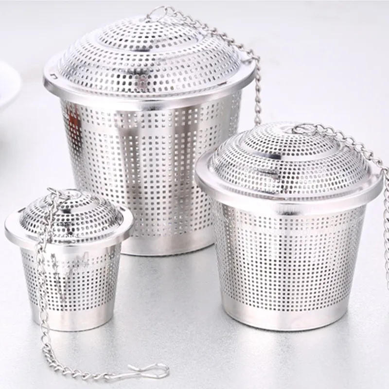 Description Picture 3 of itemSeasoning Spice ball Basket 304 tea ball stainless steel flavor Bag Hot pot taste Halogen box Bag Soup Taste Box strainer basket
