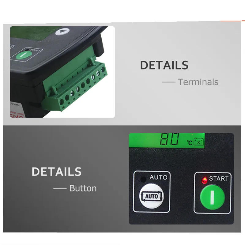 Description Picture 3 of itemOriginal LXC706 Completely replaced dse702 dse3110 diesel generator auto start control