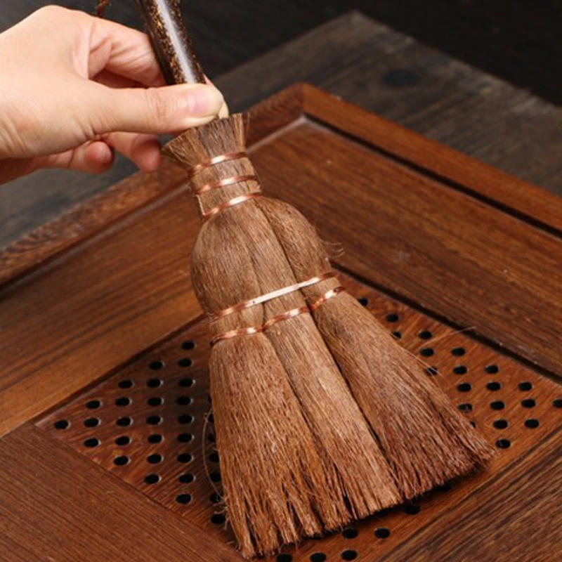 Description Picture 5 of itemArshen Brown Plants Fibre Tea Brush Bristle Kung Fu Tea Tray Tea Sets Cleaning Brush Teaware Home Kitchen Tea Tools Accessories