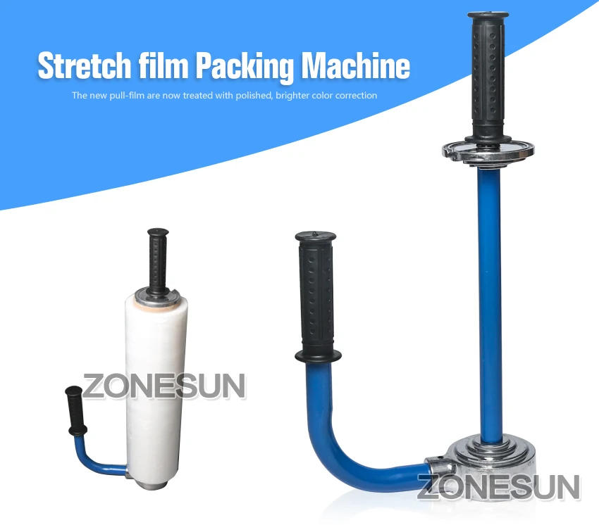 Description Picture 2 of itemZONESUN E610 hand stretch film dispenser wrapping tool