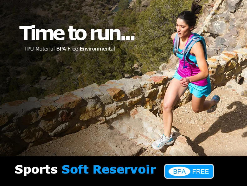 Description Picture 2 of itemAONIJIE SD16 Soft Reservoir Water Bladder Hydration Pack Water Storage Bag BPA Free - 1.5L 2L 3L Running Hydration Vest Backpack