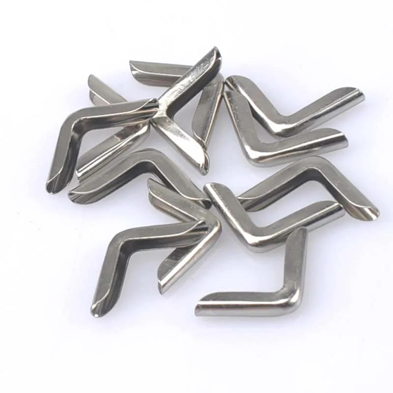 Description Picture 4 of item40PCs Metal Book Corner Scrapbooking Album Menu Folder Corner Protectors Book Decoration Silver Tone 14.5x14.5x2mm cp1615