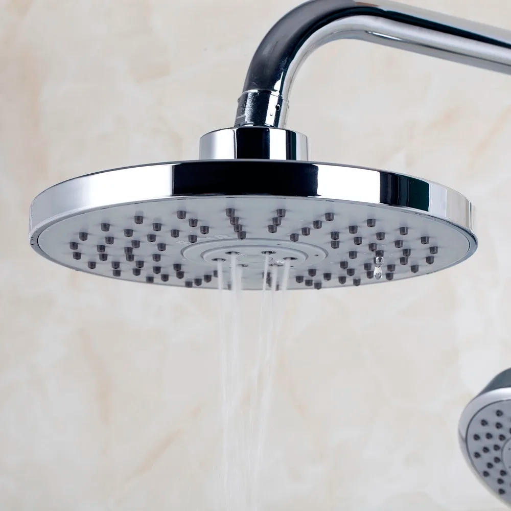 Description Picture 4 of itemKEMAIDI Bathroom Faucet Chrome Polished Shower Set Thermostatic Faucets Mixers Taps Wall Mounted Rainfall Shower Faucets