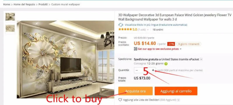 Description Picture 5 of itempapier peint Custom wallpaper European style oil painting flower Children's room background Floral hotel bedroom wallpaper