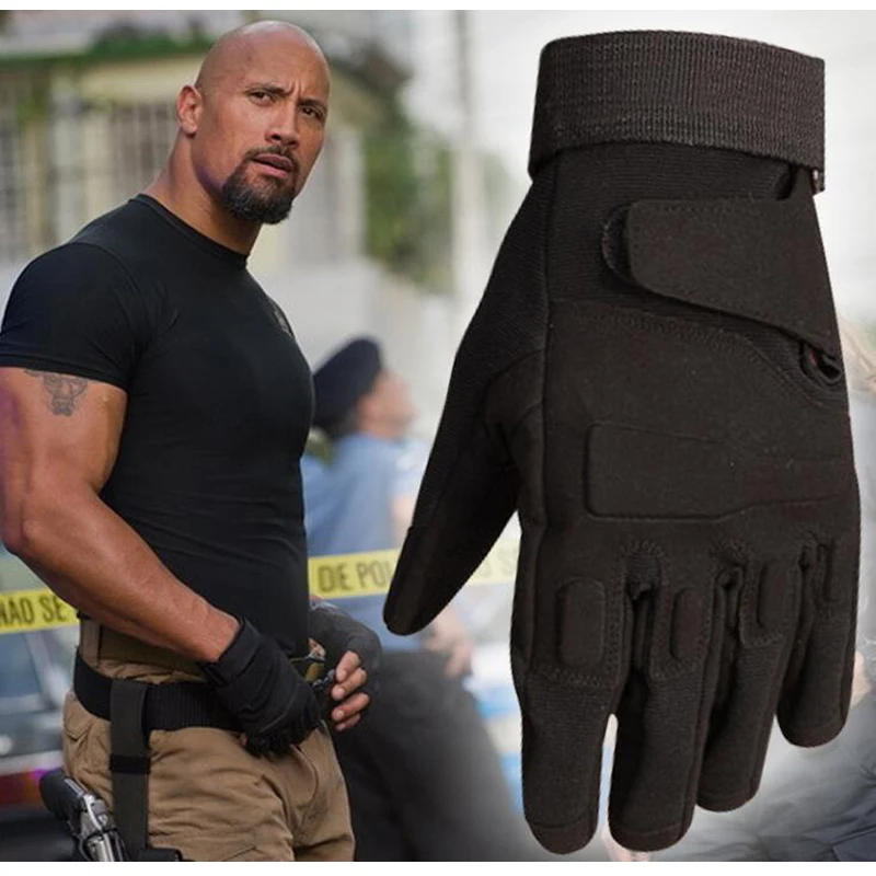 Description Picture 4 of itemMen's Sport Full Finger Gloves Tactical Hunting Combat Gloves Hiking Camping Cycling Anti-skid Gloves