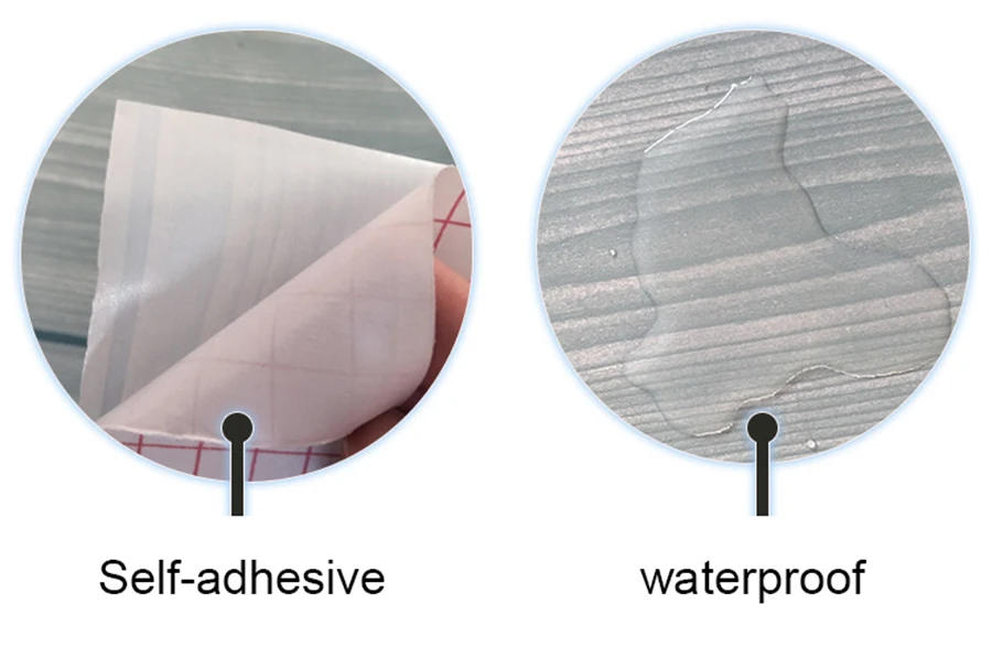 Description Picture 3 of itemPVC Self-Adhesive Home Waterproof Moistureproof Toilet Bathroom Tile Mosaic Wall Stickers Kitchen Stove Oilproof Decorative Film