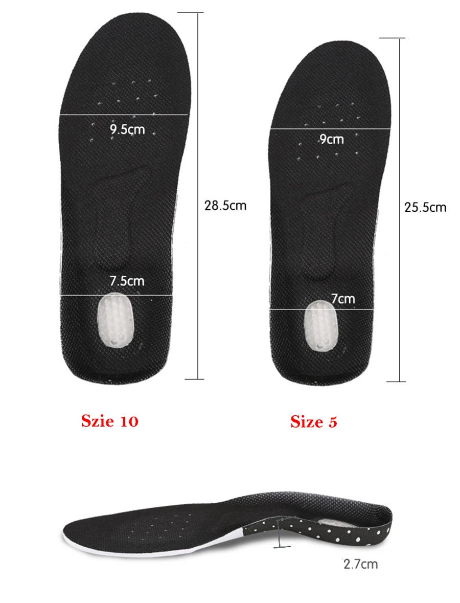 Description Picture 6 of itemCoconut Beard Insole Unisex Orthotic Arch Support Sport Shoe Pad  Running Gel Insoles Insert Cushion for Men Women