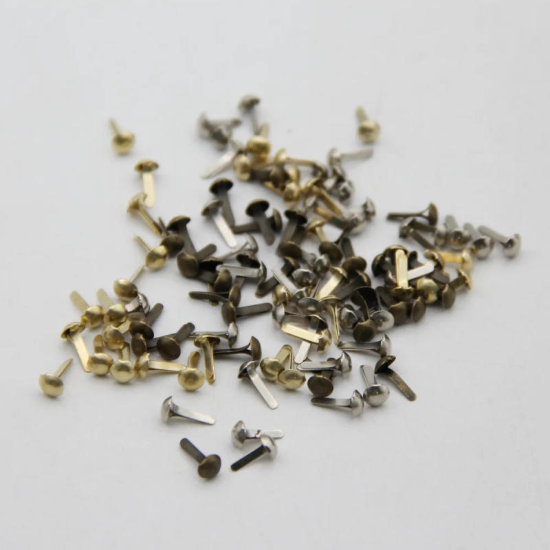 Description Picture 6 of item100pcs 4.5mm Mixed 3 Colors Iron Round Metal Mini Brads For Scrapbooking Accessories Embellishment Fastener DIY Handmade Crafts