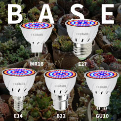 GU10 LED Grow Light Bulb E27 Phyto Lamp E14 Full Spectrum MR16 Indoor Flower Hydroponics Plant Lights Vegetables Cultivation B22