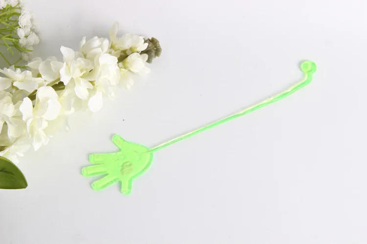 Description Picture 4 of item10Pcs Sticky Hands Kids Party Favors Supplies Carnival Prize Assorted Colors Pinata Funny party favors for children Dressing