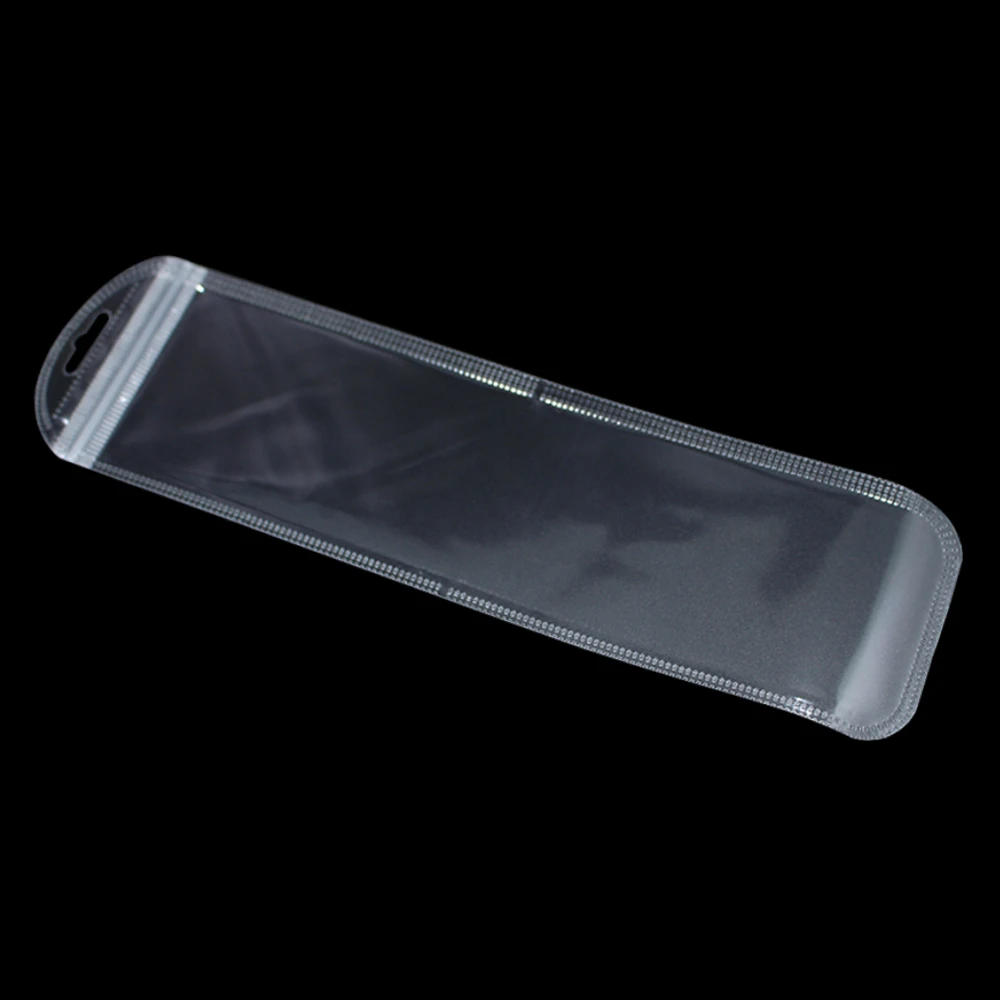 Description Picture 2 of item100PCS/ Lot Clear Plastic Zipper Bags For Electronic Accessories Storage Zip Lock Resealable Poly Grocery Package Bag Hang Hole