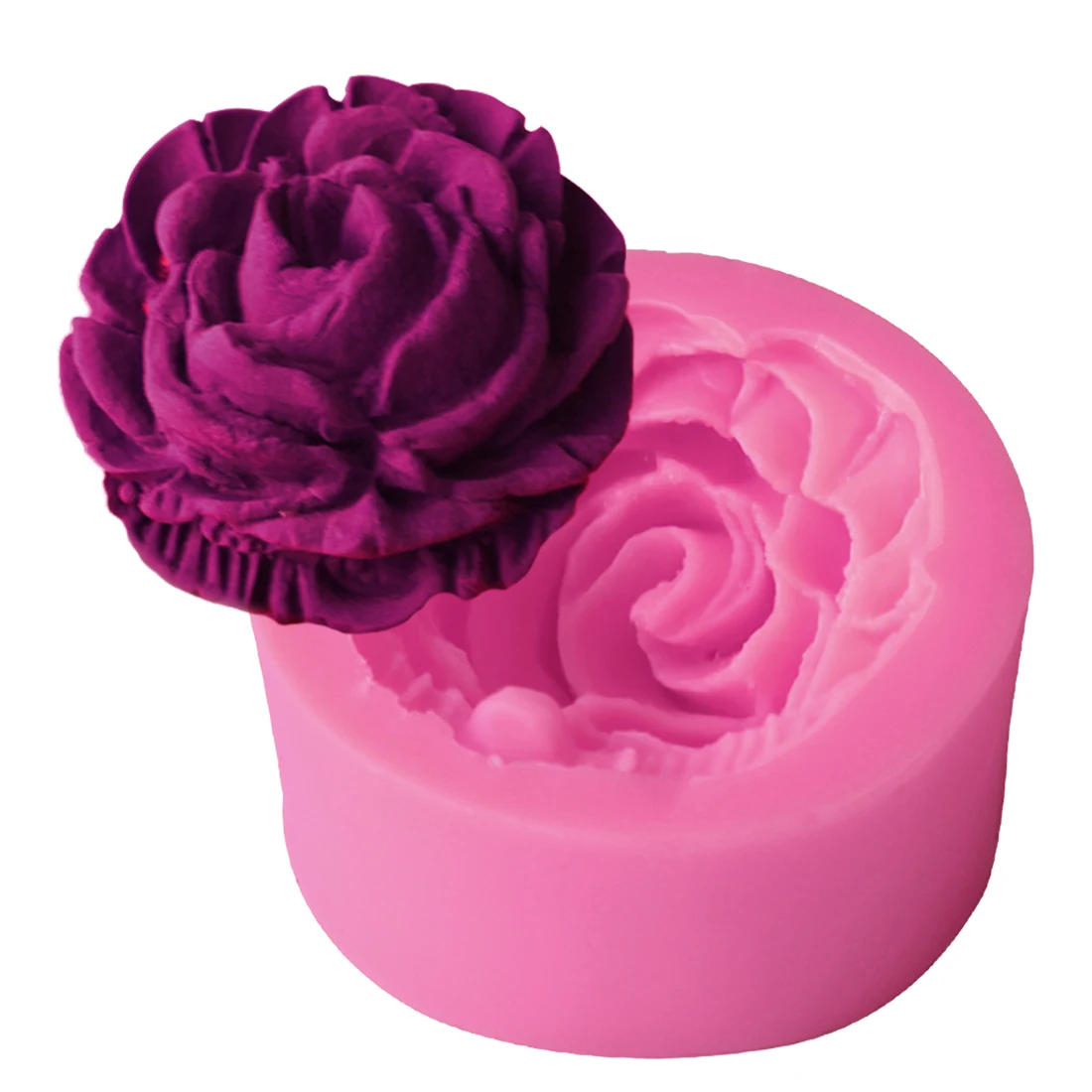 Description Picture 3 of itemCake Decorating Tools 3D Rose Flower Silicone Molds Fondant Gift Chocolate Cookie Soap Polymer Clay Baking Kitchen Accessories