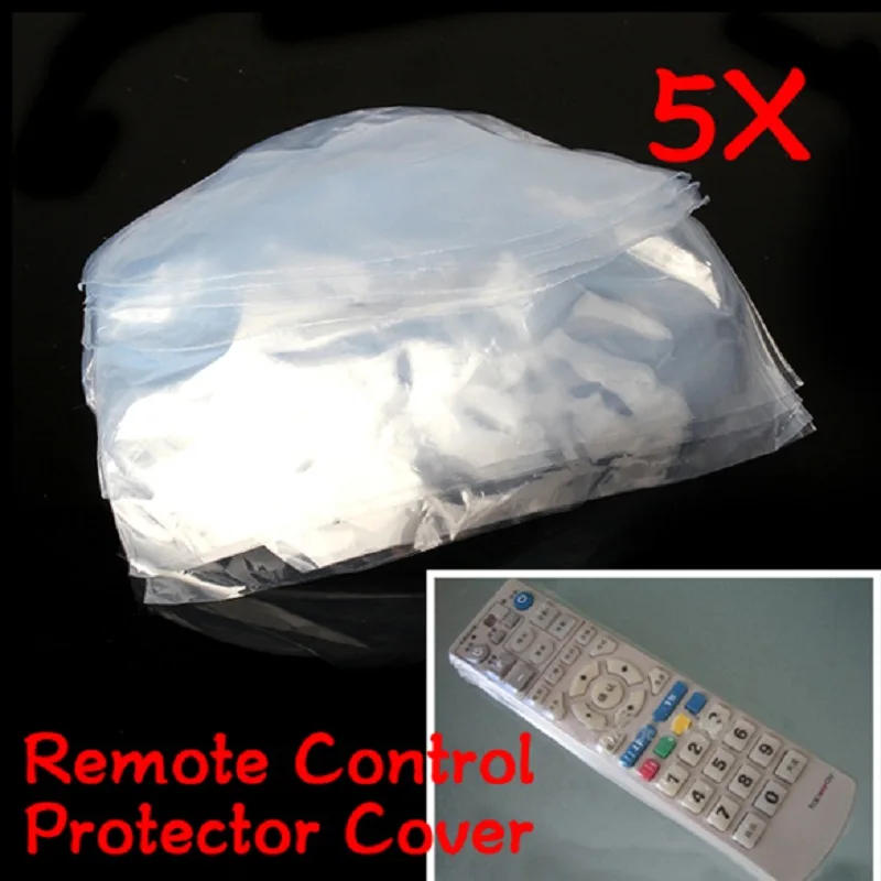 Description Picture 5 of item5pcs Heat Shrink Film TV Air Conditioner Video Remote Control Protector for Face Sheet Against Scratches Dirt Remote Cover
