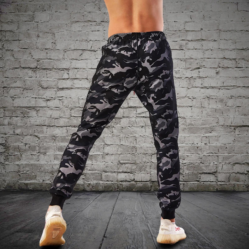 Description Picture 5 of item2023 Camouflage Jogging Pants Men Sports Leggings Fitness Tights Gym Jogger Bodybuilding Sweatpants Sport Running Pants Trousers