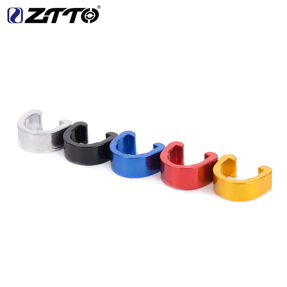 Description Picture 4 of itemZTTO 10Pcs Bicycle Brake Cable Shifter Line Buckle Tubing Cable C-Clip MTB Road Bike Frame Cable Lock Fixed Clamp Clips  Alloy