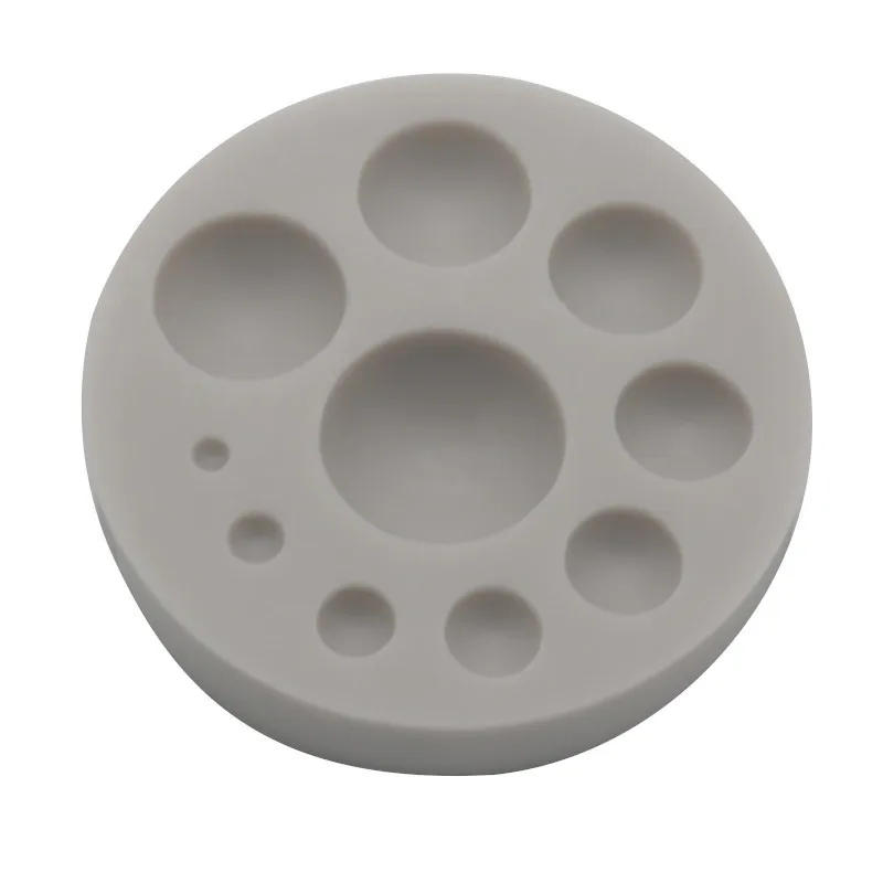 Description Picture 5 of itemAomily Sugarcraft Circle Silicone Mold Fondant Mold Cake Decorating Tools Chocolate Mould  DIY Baking Candy Maker Mousse Mould
