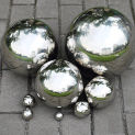 Stainless steel hollow decoration furnishings home & garden Decoration improvement  80, 90, 100mm one set.  garden sphere