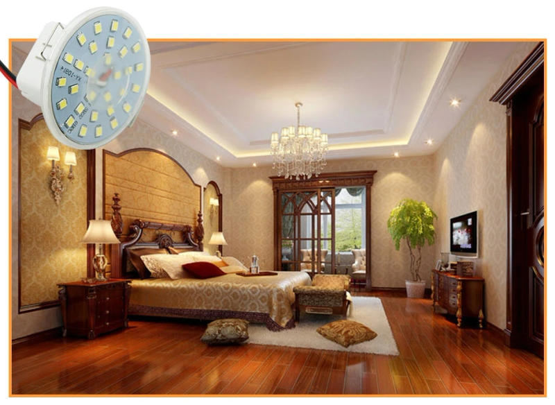 Description Picture 2 of item220V 110V LED Downlight Lamp Integrated Light Cup 3W 5W 6W LED Ampoule SpotLight Round Ceiling Recessed Umbrella LED Corn Bulb