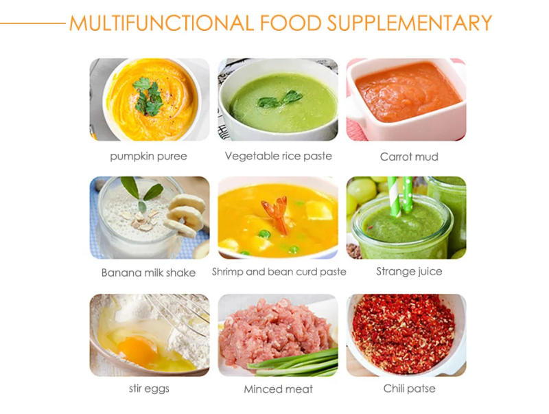 Description Picture 5 of itemXEOLEO 220W Electric Blender Stainless Steel Commercial Food Blender for Kitchen Handheld Mixer Home Appliance Cream blender