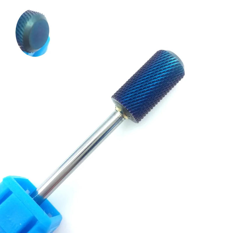 Description Picture 5 of itemHYTOOS Blue & Rainbow Nail Drill Bit 3/32" Tungsten Carbide Burrs Manicure Bits Drill Accessories Milling Cutter Nail Art Tools