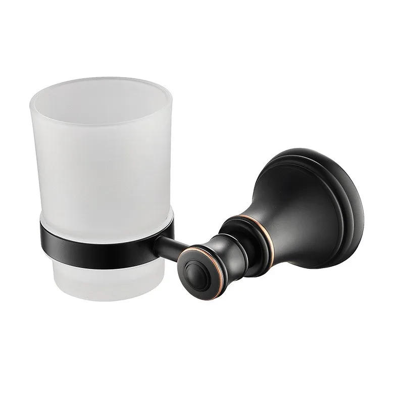 Description Picture 6 of itemOil Rubbed Bronze 4-Piece Bathroom Hardware Accessory Set  towel rack bar Toothbrush cup holder