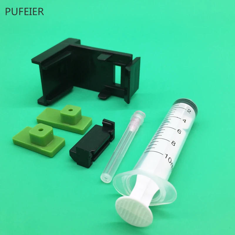 Description Picture 5 of itemUniversal DIY CISS Ink Cartridge Clamp Absorption Clip Pumping Ink Refill Tool With 10ML Syringe Needles Kits For Epson Canon HP